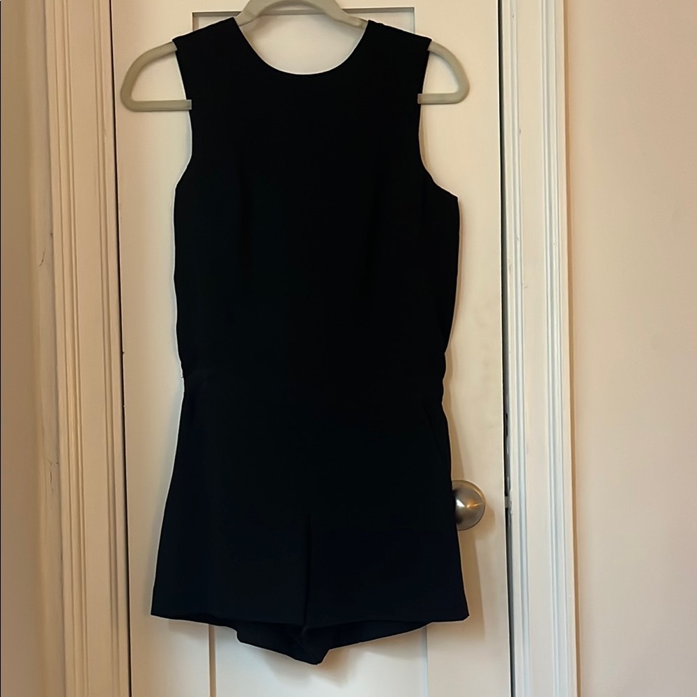 Club Monaco Black Sleeveless Romper